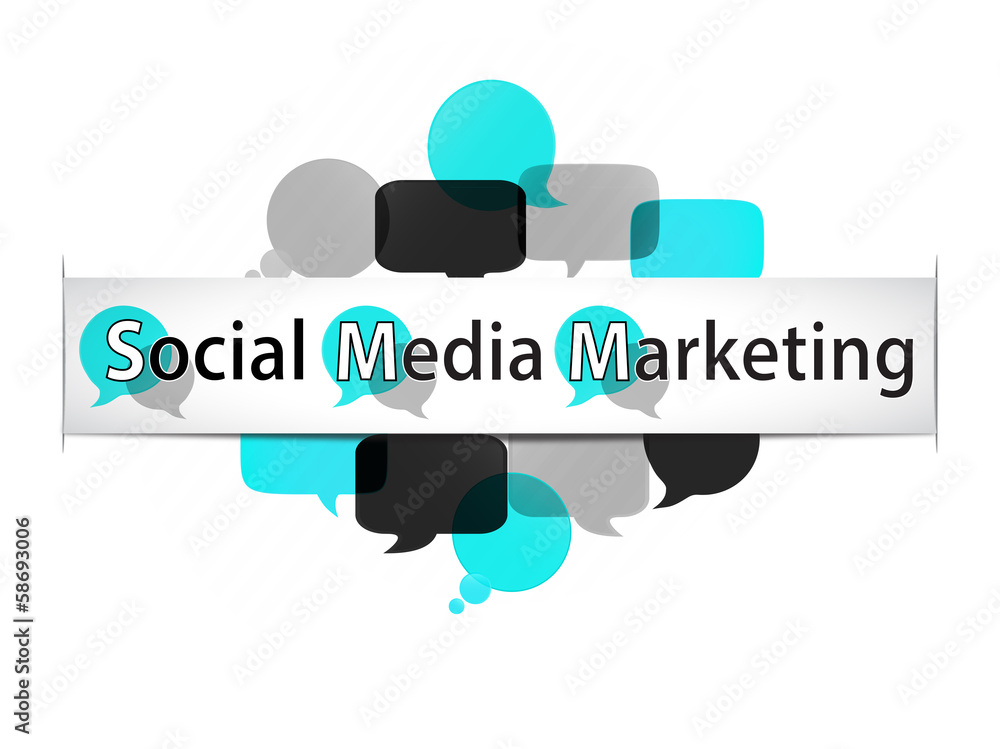 banner & bubbles acronym : SMM  (cs5)