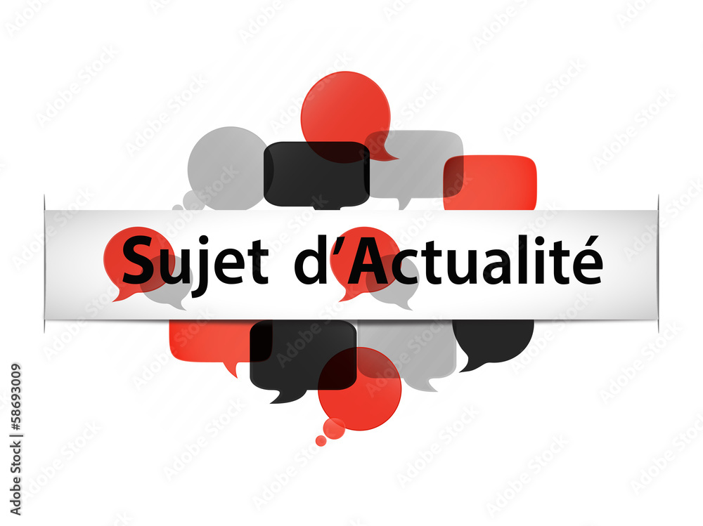 bannière bulles : sujet d'actualité (cs5)