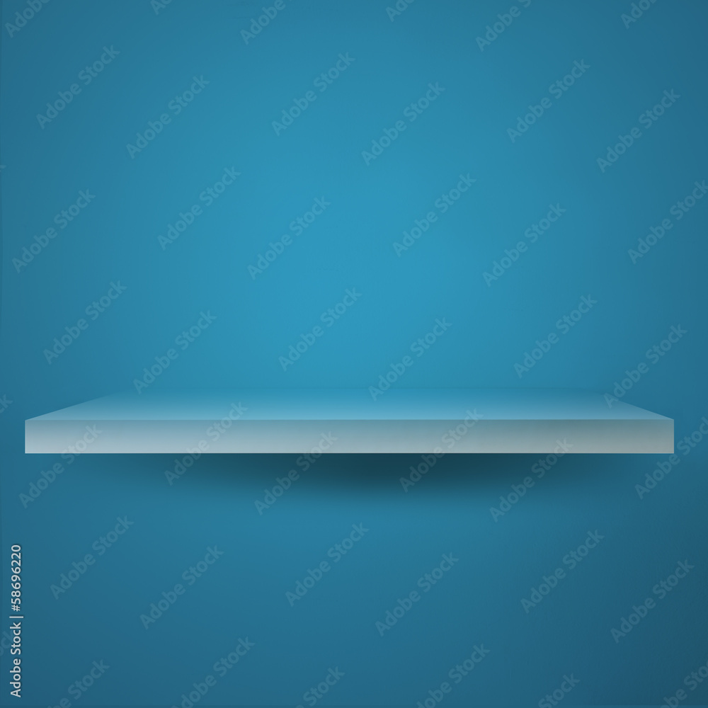 Empty shelf Empty shelf