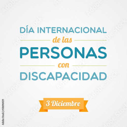 Día Internacional de las Personas con Discapacidad