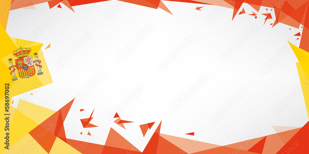 Obraz premium background origami of Spain