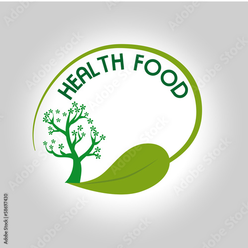 health food  label