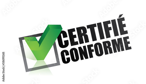 certifié conforme,