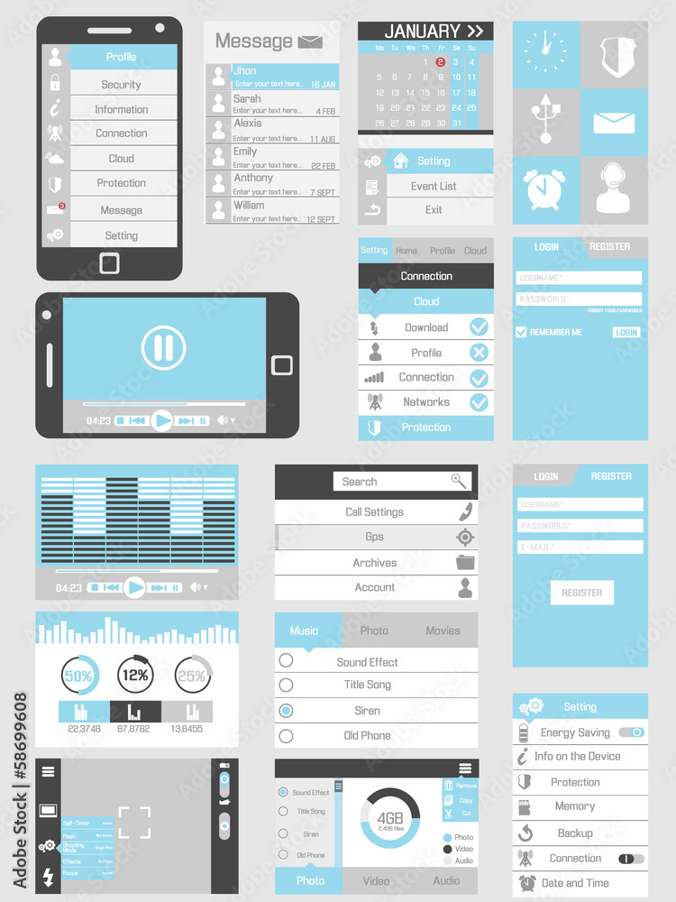 UI FLAT DESIG COLLECTIONS 2 UI FLAT DESIG COLLECTIONS 2