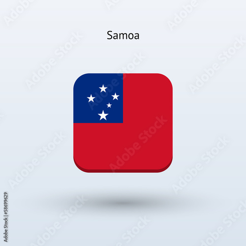 Free Download Samoa flag icon - GFXLoad