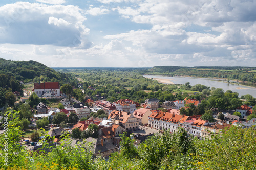 Panorama of Kazimierz Dolny, Poland photo