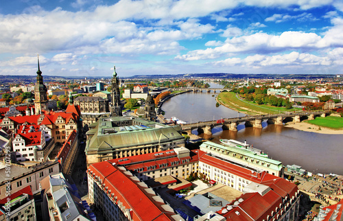 beautiful Dresden,Germany. panoramic view