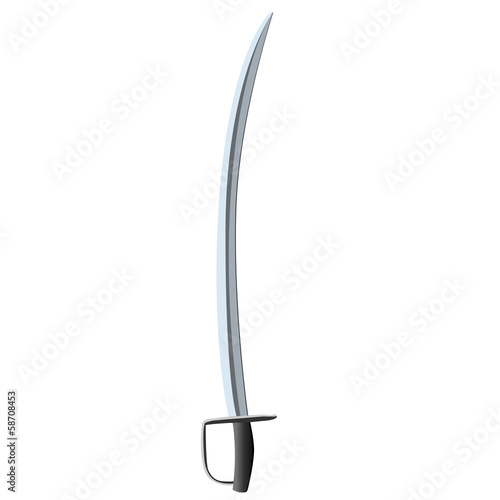 saber, vector illustration