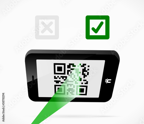 Boarding pass scan from a smartphone