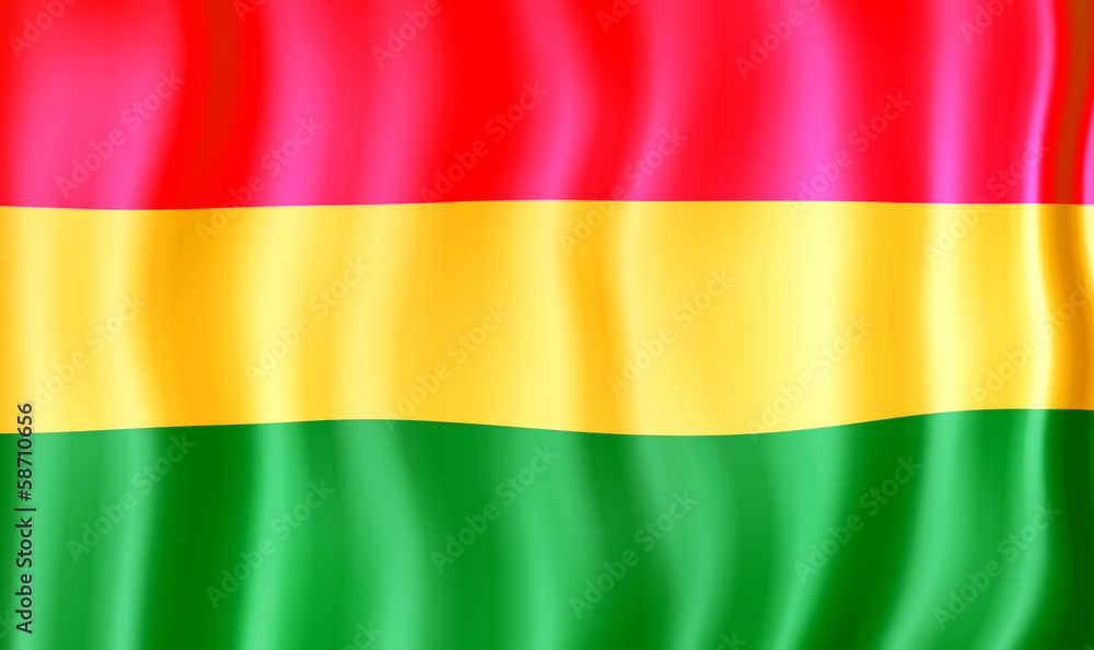 Fototapeta premium National Flag of Bolivia