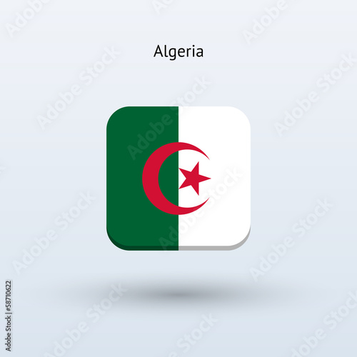 Algeria flag icon Free Download Algeria flag icon - GFXLoad