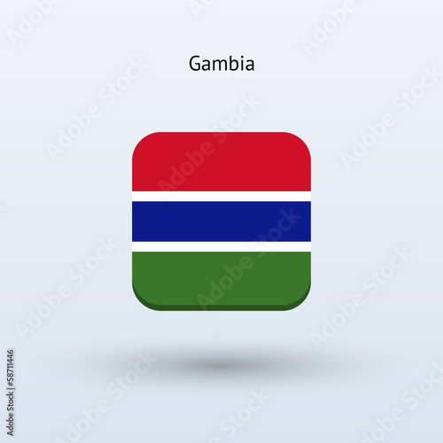 Free Download Gambia flag icon - GFXLoad