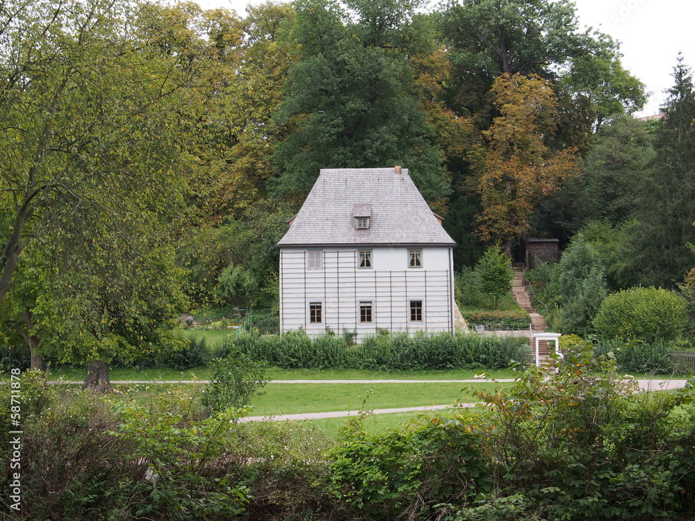 Goethe's Garden House at Park an der Ilm in Weimar, Germany