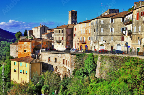 charming hillside villages of Italy, Umbria. Narni photo