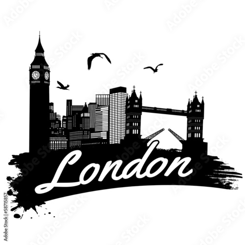 Obraz na płótnie London poster