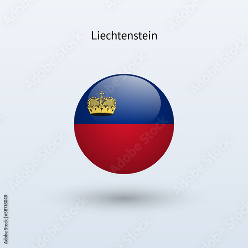 Free Download Liechtenstein round flag. Vector illustration. - GFXLoad