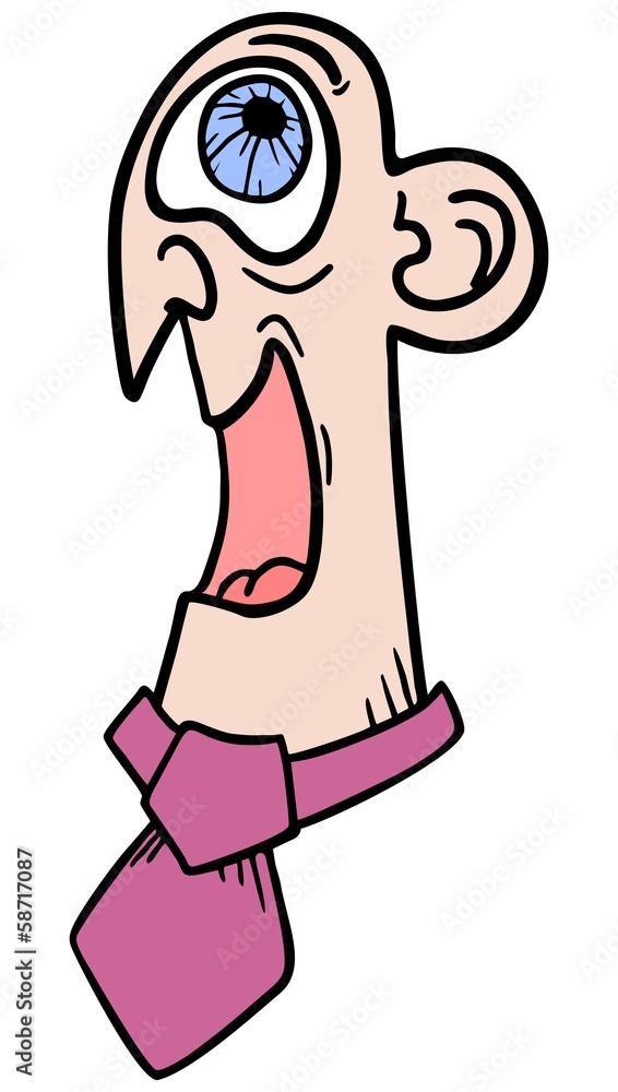 Obraz premium Ugly man