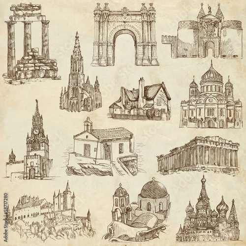 Famous places and architecture around the World (set no.5)