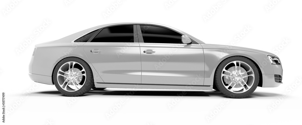 illustration of a concept sports sedan illustration of a concept sports sedan