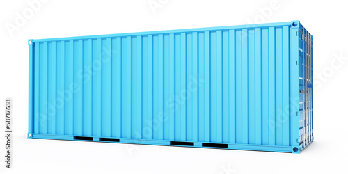 3d illustration of a container