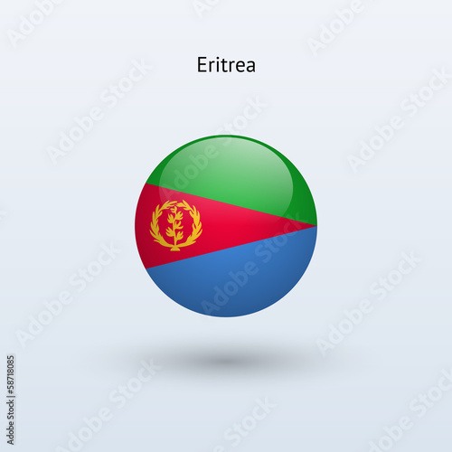 Free Download Eritrea round flag. Vector illustration. - GFXLoad