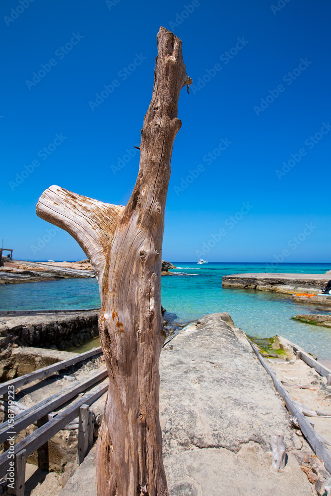 Es calo Escalo de sant Agusti Beach in Formentera