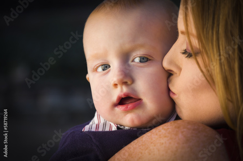 Adorable Red Head Infant Bo...