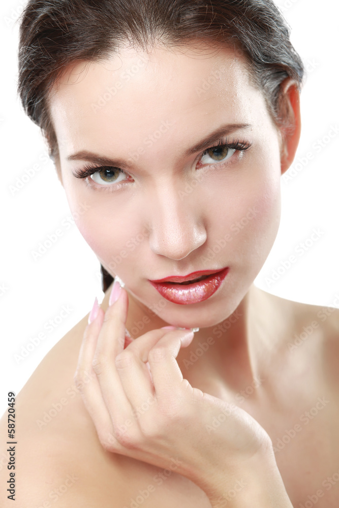 Makeup.Professional Make-up. Lipgloss. Lipstick Makeup.Professional Make-up. Lipgloss. Lipstick