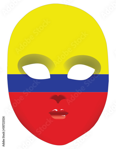 Colombia mask photo