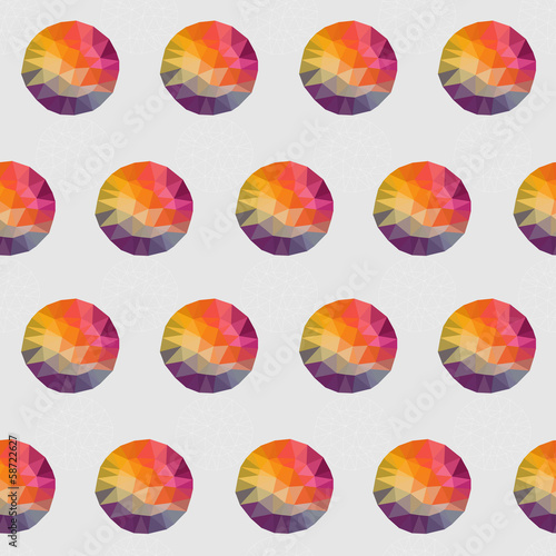 Geometric seamless pattern