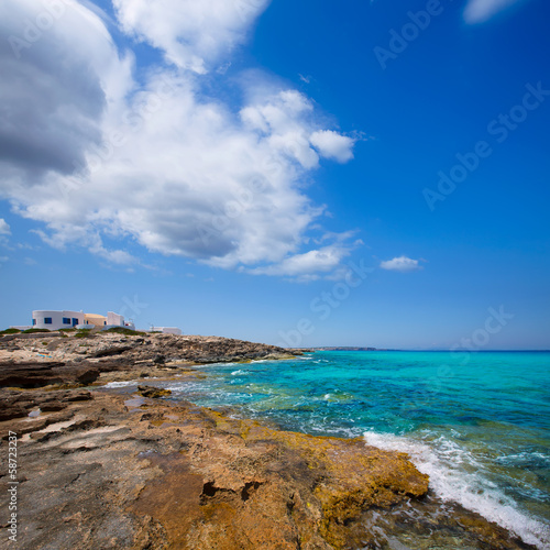 Es calo Escalo de sant Agusti Beach in Formentera