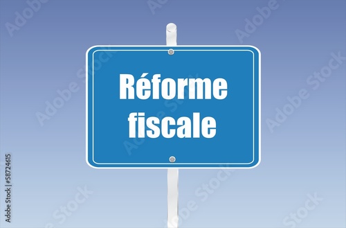 panneau réforme fiscale