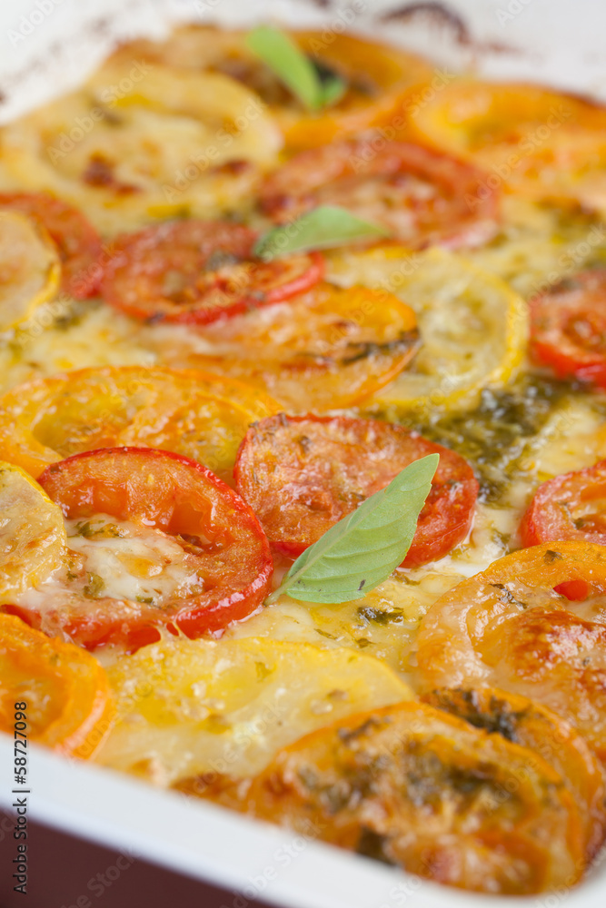 Caprese gratin Caprese gratin