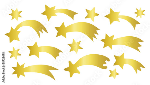 set of shooting stars