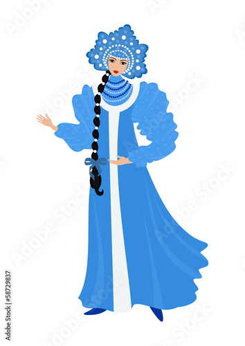 Beautiful Snow Maiden