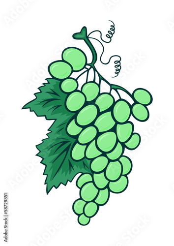 Abstract bunch of grapes