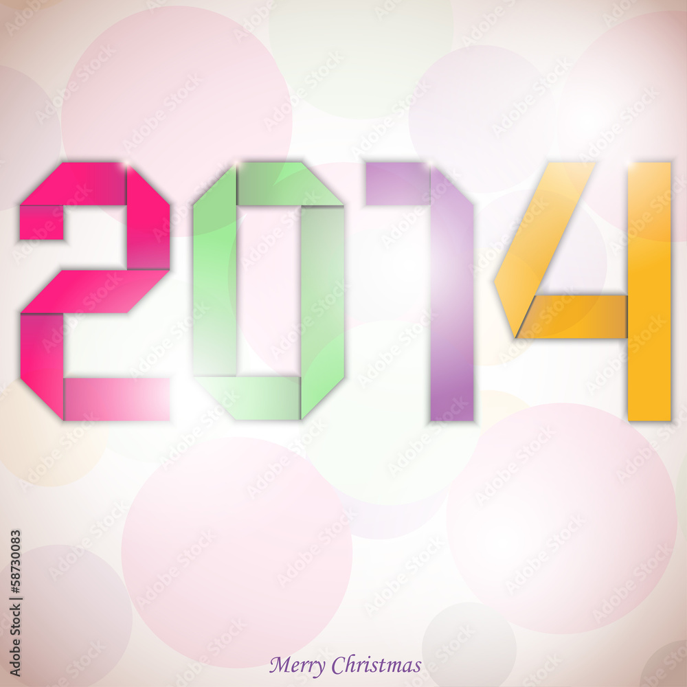 Vector Happy New Year 2014 Vector Happy New Year 2014