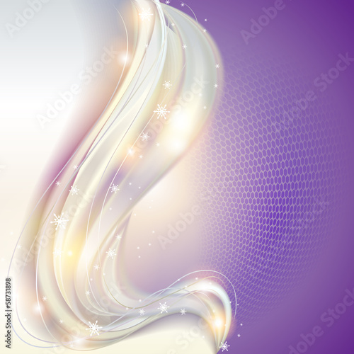 Abstract waving christmas background