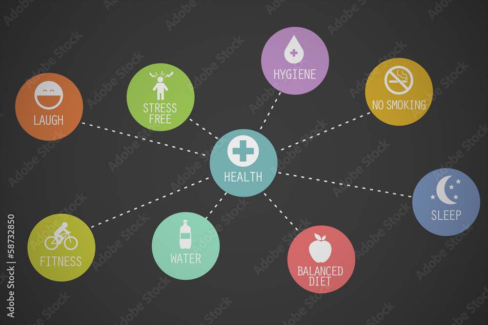 Health words. Health words.