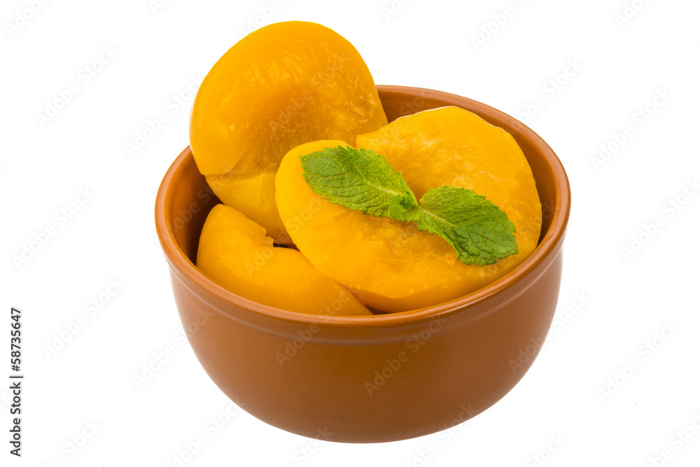 Marinated peaches Marinated peaches
