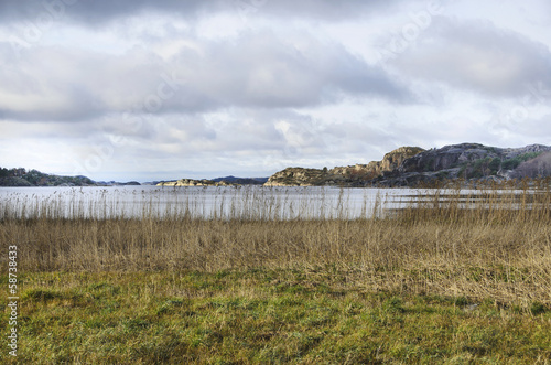 Utsikt över stigfjorden , View of the trail fjord photo