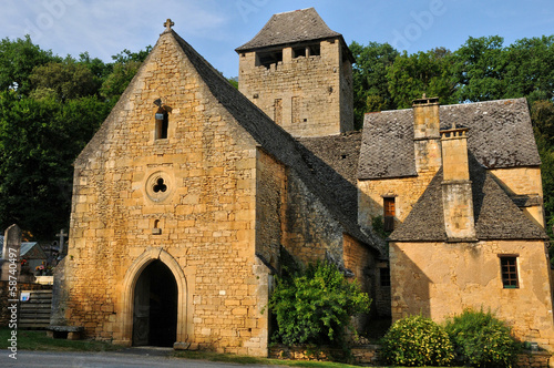 France, Saint Crepin church in Dordogne photo