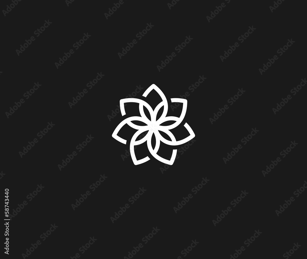 Flower symbol Flower symbol