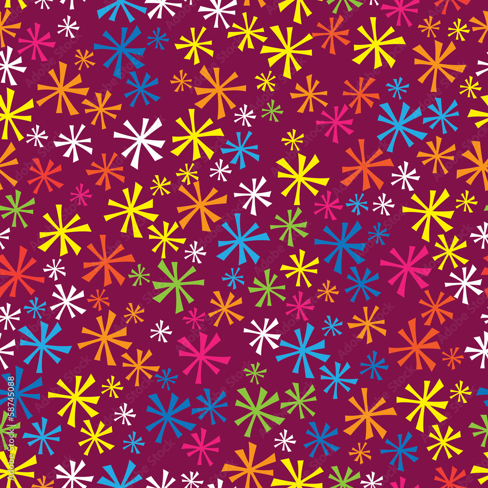 seamless pattern multicolored snowflakes seamless pattern multicolored snowflakes