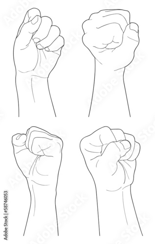 Adult man hand to hold something