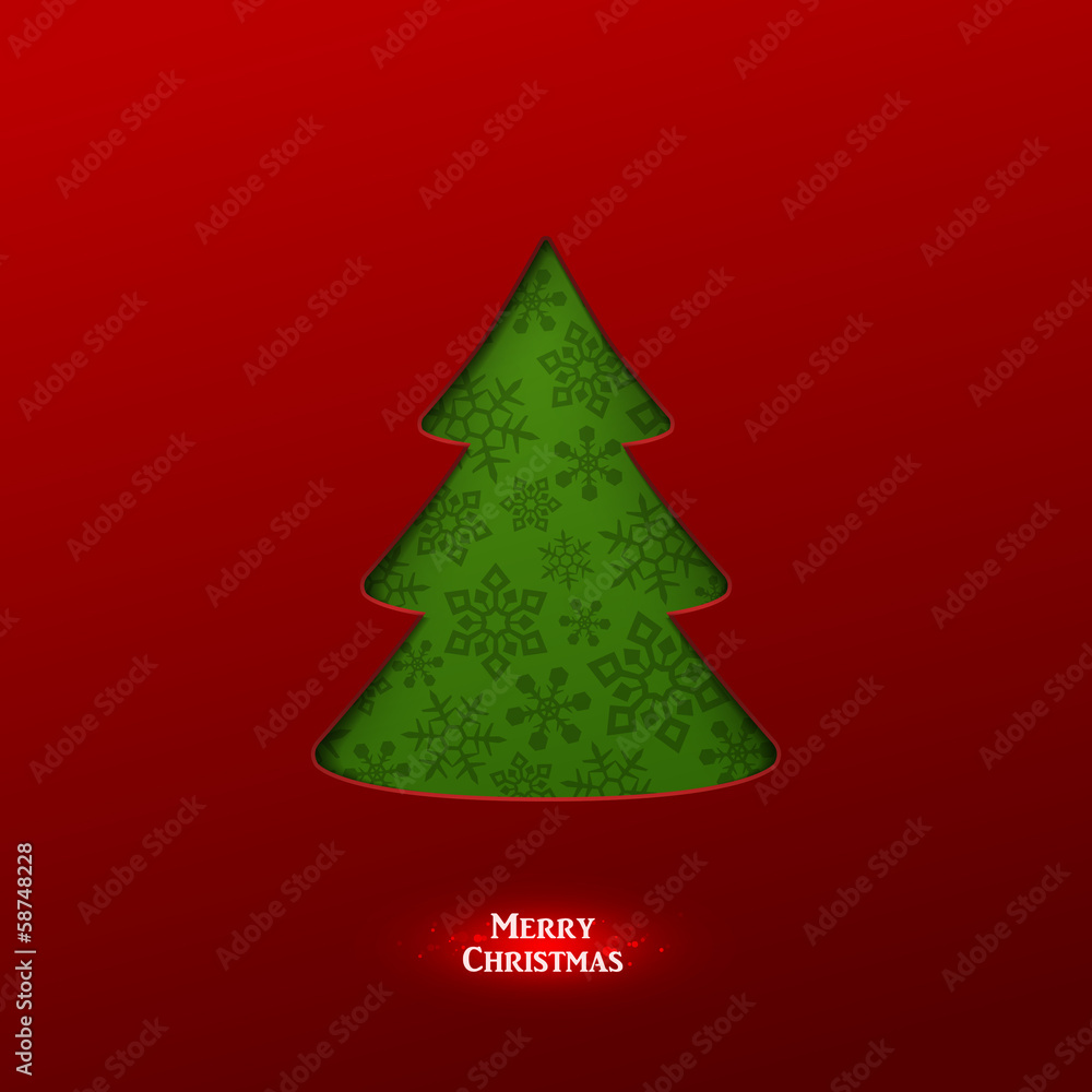 Bright vector christmas greeting card Bright vector christmas greeting card