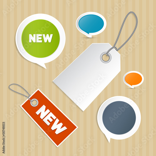 Vector Set of Labels, Tags