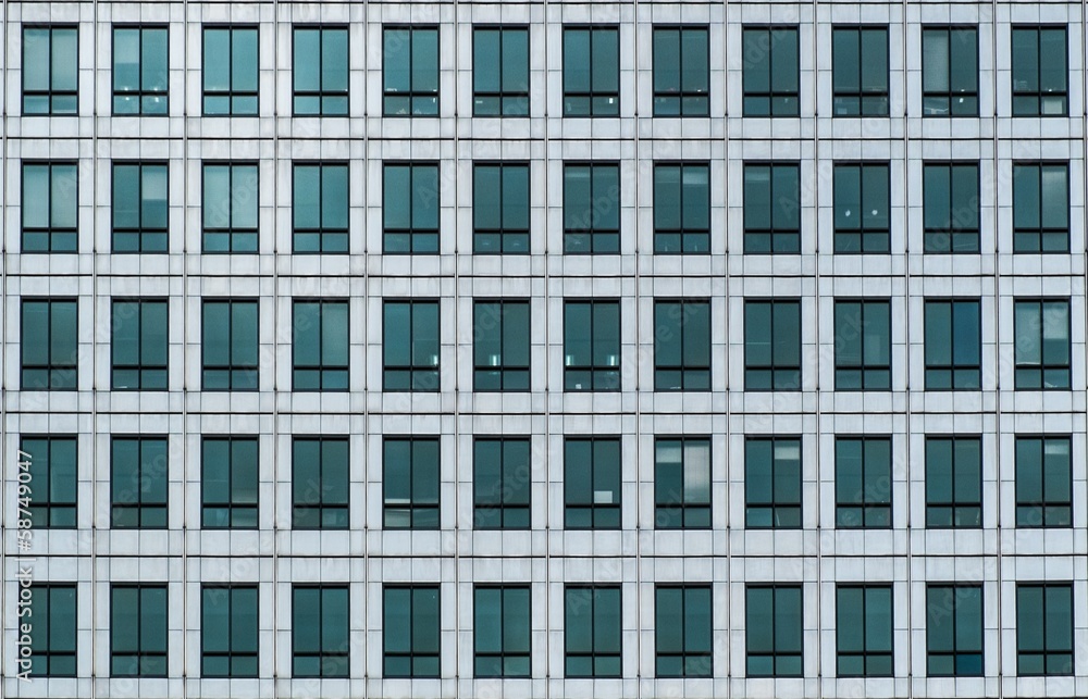 Windows of a modern office building