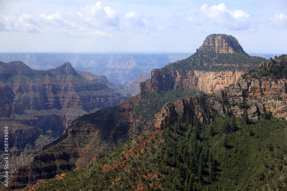 Fototapeta premium survol hélicoptère Grand Canyon
