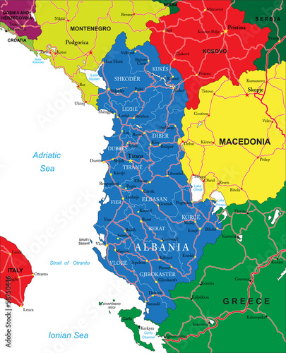 Albania map